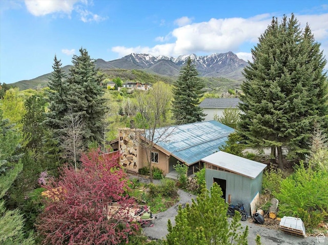5925 W Highland Dr N, Mountain Green, UT 84050 - view of subject property featuring a mountainous background