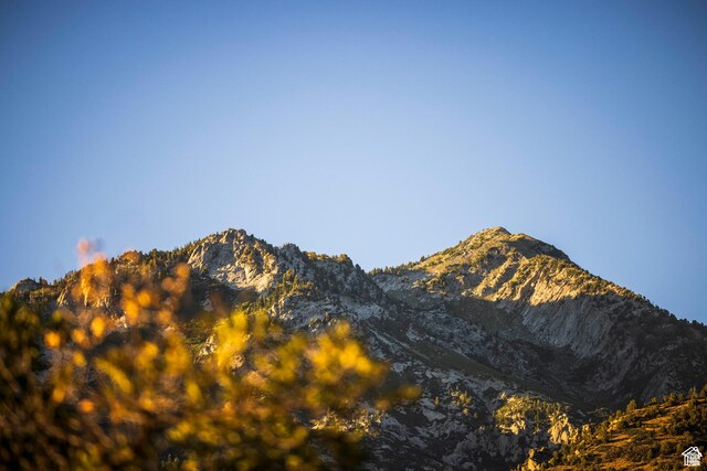 view of mountain background