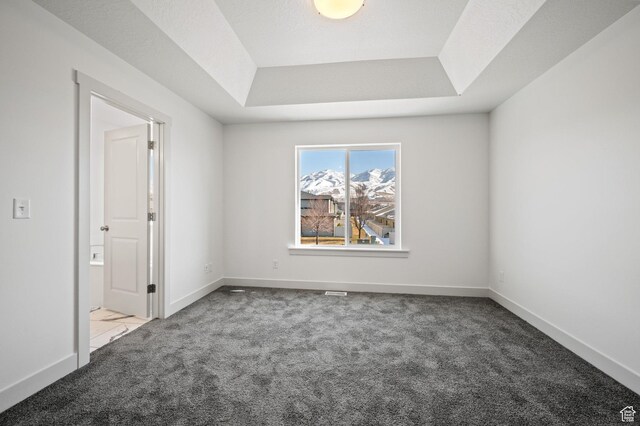 621 S 85 E Unit 24, Smithfield, UT 84335 - carpeted spare room featuring a raised ceiling and baseboards