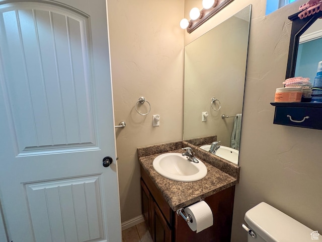 1661 S 1960 E, Spanish Fork, UT 84660 - half bath with toilet, vanity, and tile patterned floors