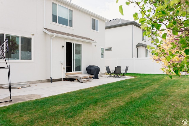 14944 S Beckham Dr W, Herriman, UT 84096 - rear view of property with stucco siding and a patio