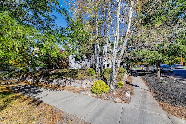 view of side of property