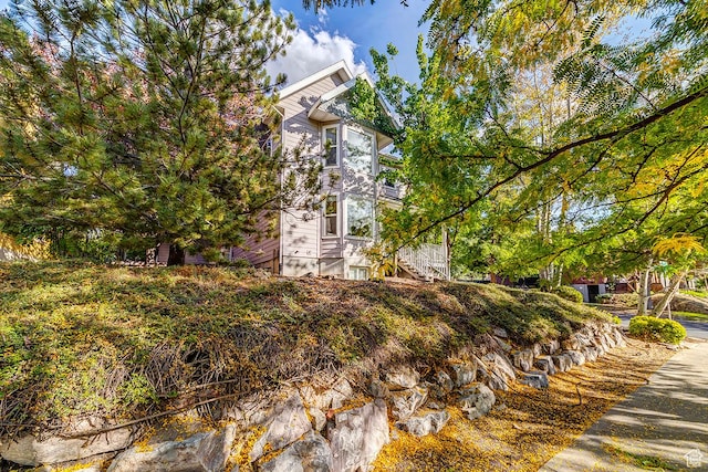 view of side of home