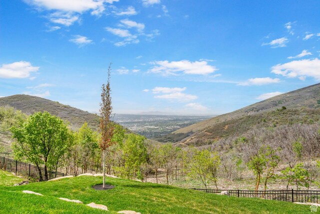 view of mountain backdrop