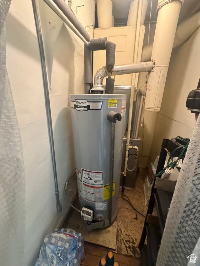 utilities with gas water heater