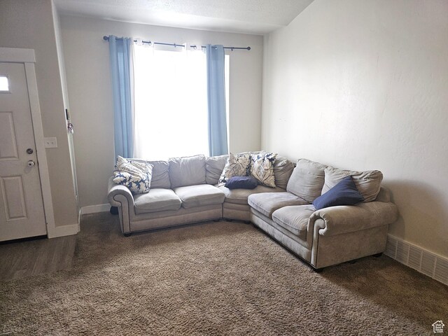 1771 E Skyline Dr Unit I4, Eagle Mountain, UT 84005 - carpeted living area with plenty of natural light and baseboards