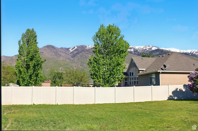 view of mountain backdrop