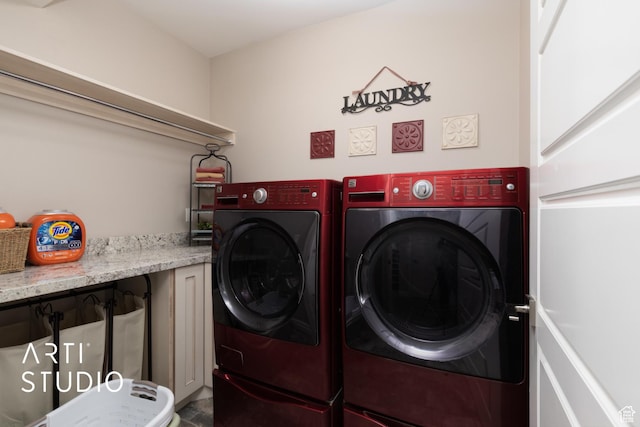 laundry area featuring separate washer and dryer