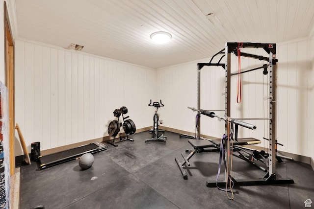 9048 E Acorn Way Unit 984, Heber City, UT 84032 - exercise room featuring wood ceiling