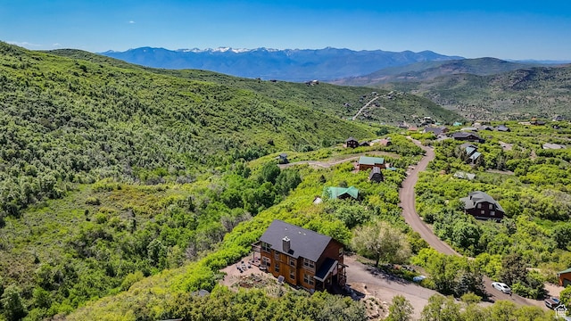 9048 E Acorn Way Unit 984, Heber City, UT 84032 - drone / aerial view of a mountain backdrop and a forest