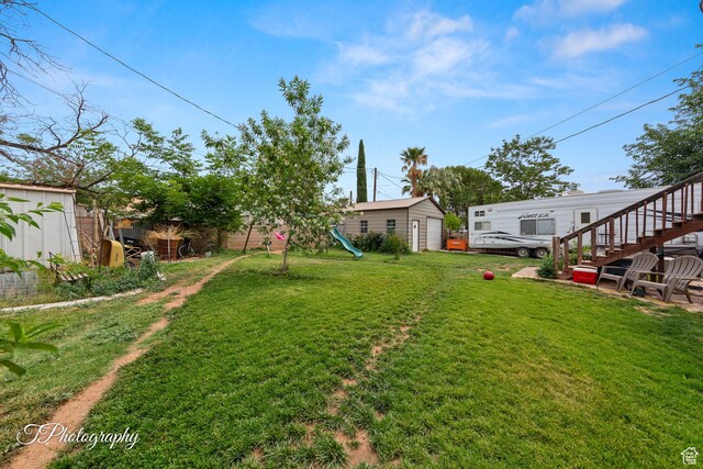 382 W 200 N, St George, UT 84770 - view of yard with a playground and stairway