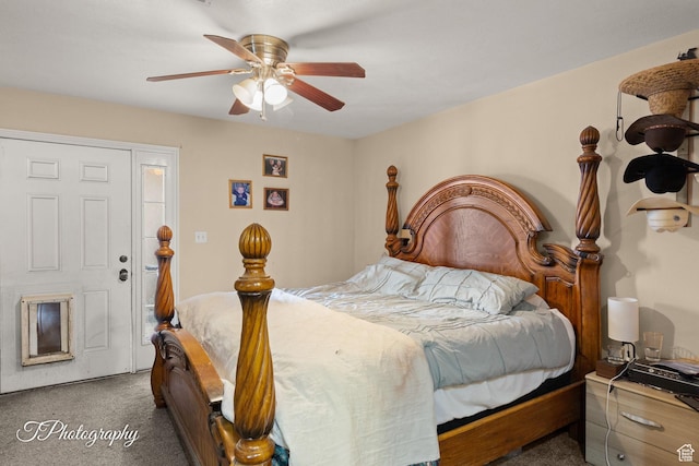 382 W 200 N, St George, UT 84770 - bedroom with carpet floors and ceiling fan