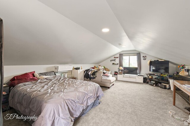 382 W 200 N, St George, UT 84770 - bedroom featuring lofted ceiling and carpet flooring
