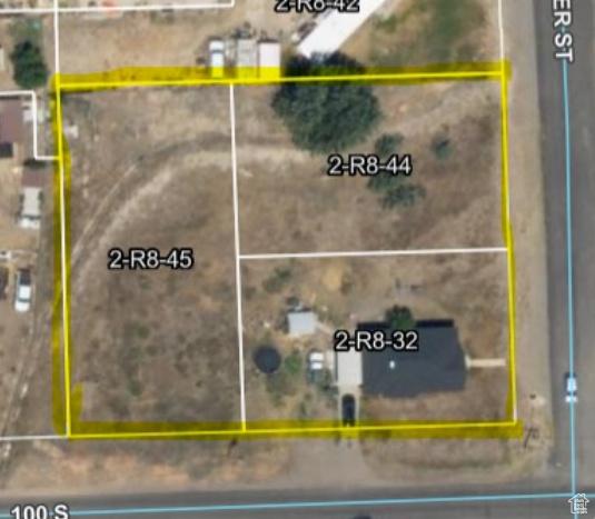 98 S Center St, Redmond, UT 84652 - aerial map of property and surrounding area
