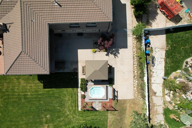 view of subject property
