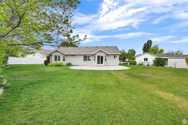 3267 S 1350 W, Perry, UT 84302 - rear view of house with a patio area and stucco siding