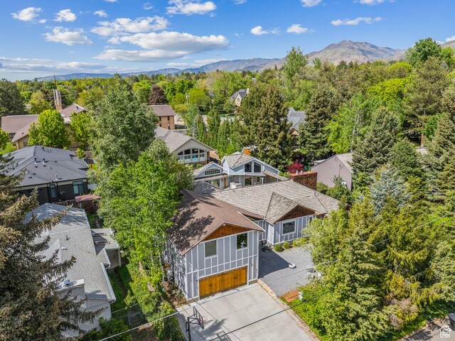 2625 E Kentucky Ave, Holladay, UT 84117 - aerial view of residential area featuring a mountain backdrop