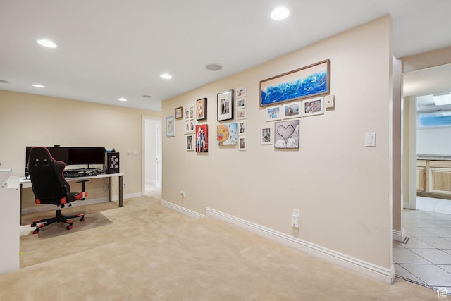 2625 E Kentucky Ave, Holladay, UT 84117 - office space with recessed lighting, baseboards, and light colored carpet