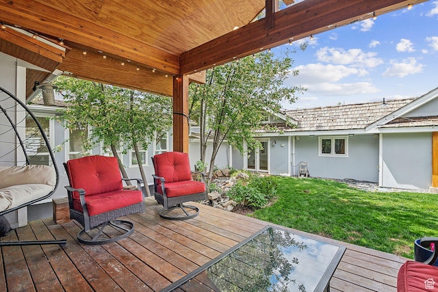 2625 E Kentucky Ave, Holladay, UT 84117 - wooden terrace with a lawn