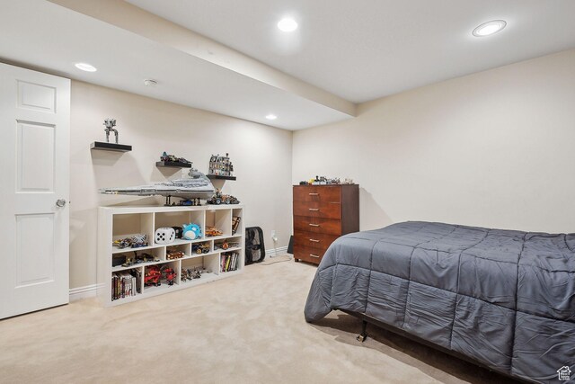 2625 E Kentucky Ave, Holladay, UT 84117 - bedroom with recessed lighting, carpet, and baseboards