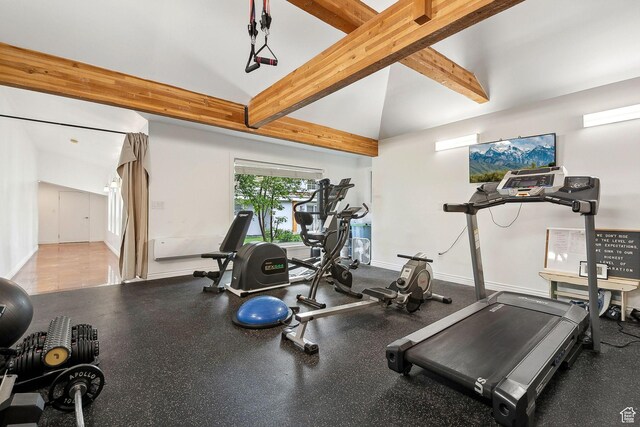 2625 E Kentucky Ave, Holladay, UT 84117 - exercise room featuring baseboards