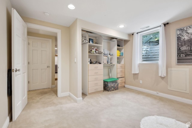 2625 E Kentucky Ave, Holladay, UT 84117 - bedroom featuring light carpet, baseboards, recessed lighting, and a closet