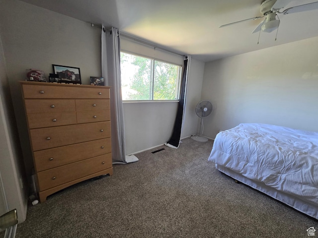 614 W Anderson Ave S, Murray, UT 84123 - bedroom with carpet flooring and ceiling fan