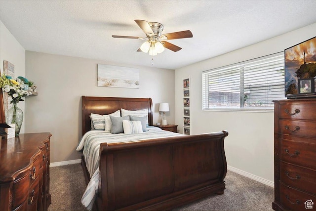 2884 N 300 E, North Ogden, UT 84414 - bedroom featuring carpet floors, baseboards, and ceiling fan