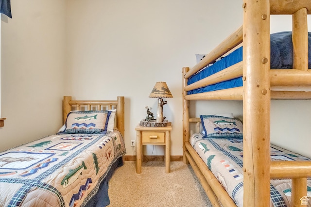 bedroom featuring carpet flooring