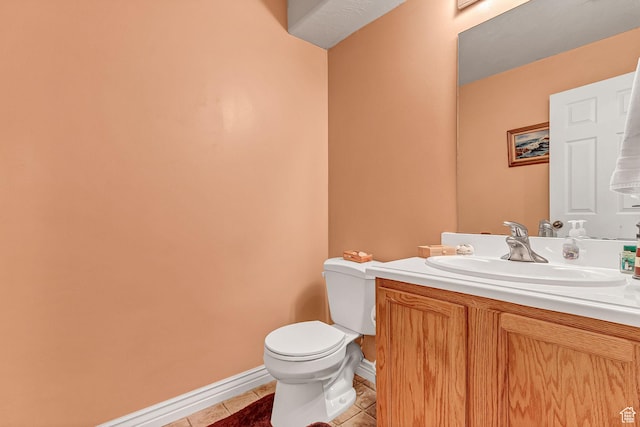 2012 S 575 W, Lehi, UT 84043 - bathroom with toilet, tile patterned floors, vanity, and baseboards