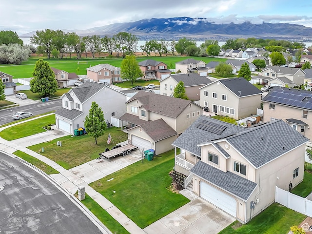 2012 S 575 W, Lehi, UT 84043 - aerial view of residential area featuring mountains