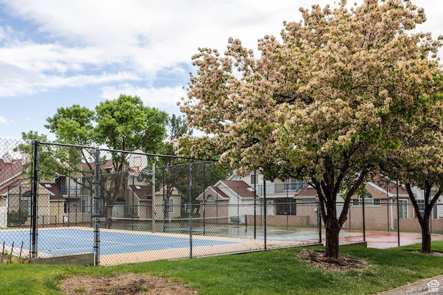1443 W Spinnaker Row S, Taylorsville, UT 84123 - view of basketball court featuring community basketball court and fence