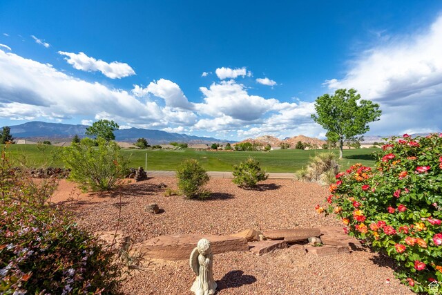 view of mountain backdrop