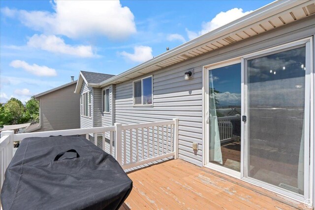971 W Farnham Dr, North Salt Lake, UT 84054 - deck with grilling area