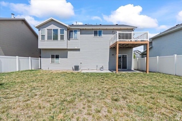 971 W Farnham Dr, North Salt Lake, UT 84054 - back of house with a deck and a patio