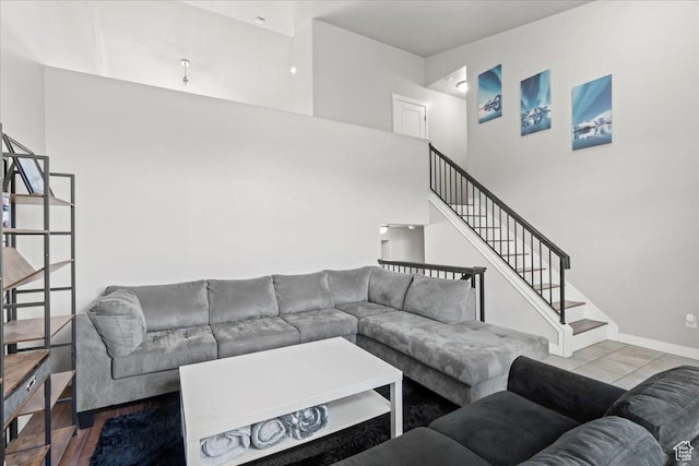 971 W Farnham Dr, North Salt Lake, UT 84054 - living room with stairs