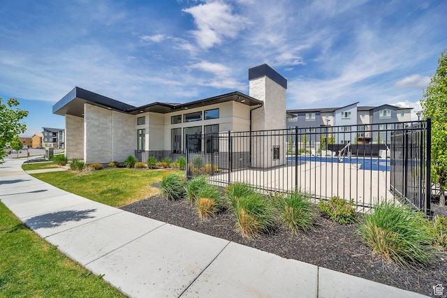 983 W 540 S, American Fork, UT 84003 - exterior space with fence, stucco siding, and a residential view
