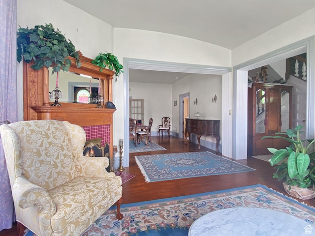 244 S Main St W, Ephraim, UT 84627 - living area with wood finished floors