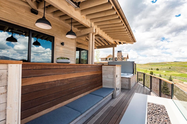 view of deck