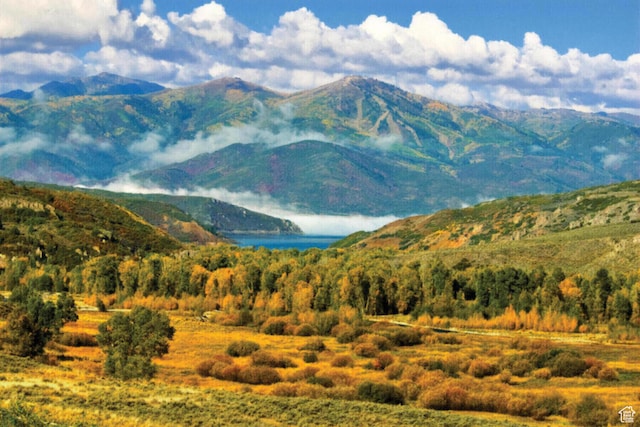 view of mountain backdrop
