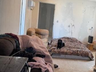 bedroom featuring carpet flooring