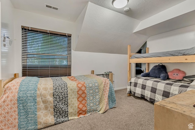 1343 S 200 E, Farmington, UT 84025 - bedroom with carpet, vaulted ceiling, and baseboards