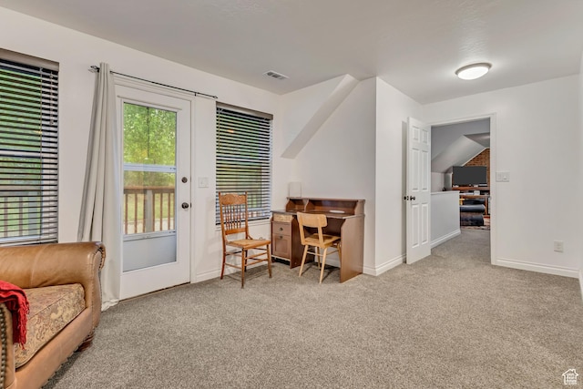 1343 S 200 E, Farmington, UT 84025 - home office with carpet floors, baseboards, and french doors