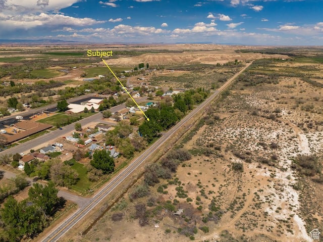 50 S 400 E, Myton, UT 84052 - aerial view of property and surrounding area featuring rural landscape