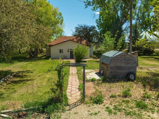 50 S 400 E, Myton, UT 84052 - view of grassy yard with an outdoor structure