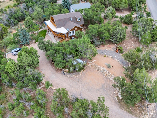 aerial view of property and surrounding area