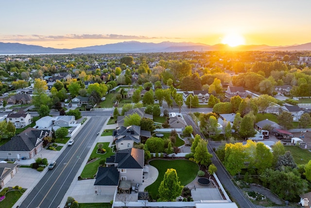 512 Glendon Way, Pleasant Grove, UT 84062 - aerial view of residential area featuring mountains