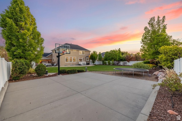 512 Glendon Way, Pleasant Grove, UT 84062 - view of basketball court featuring a trampoline