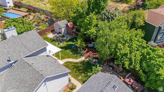 drone / aerial view
