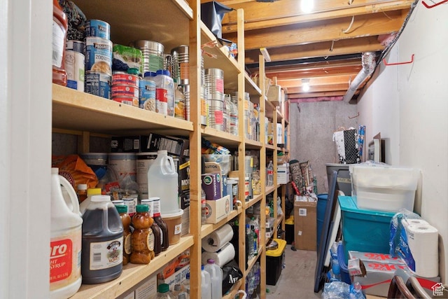 view of storage